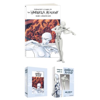 The Umbrella Academy Book and Figure Set